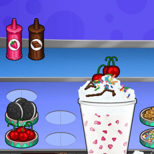 Papa's Freezeria: Unblocked Ice Cream Shop on UnblockedHub